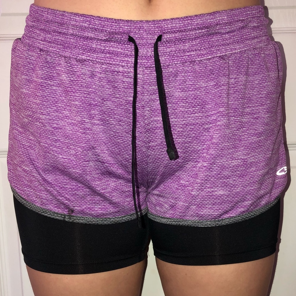 Purple champion shorts